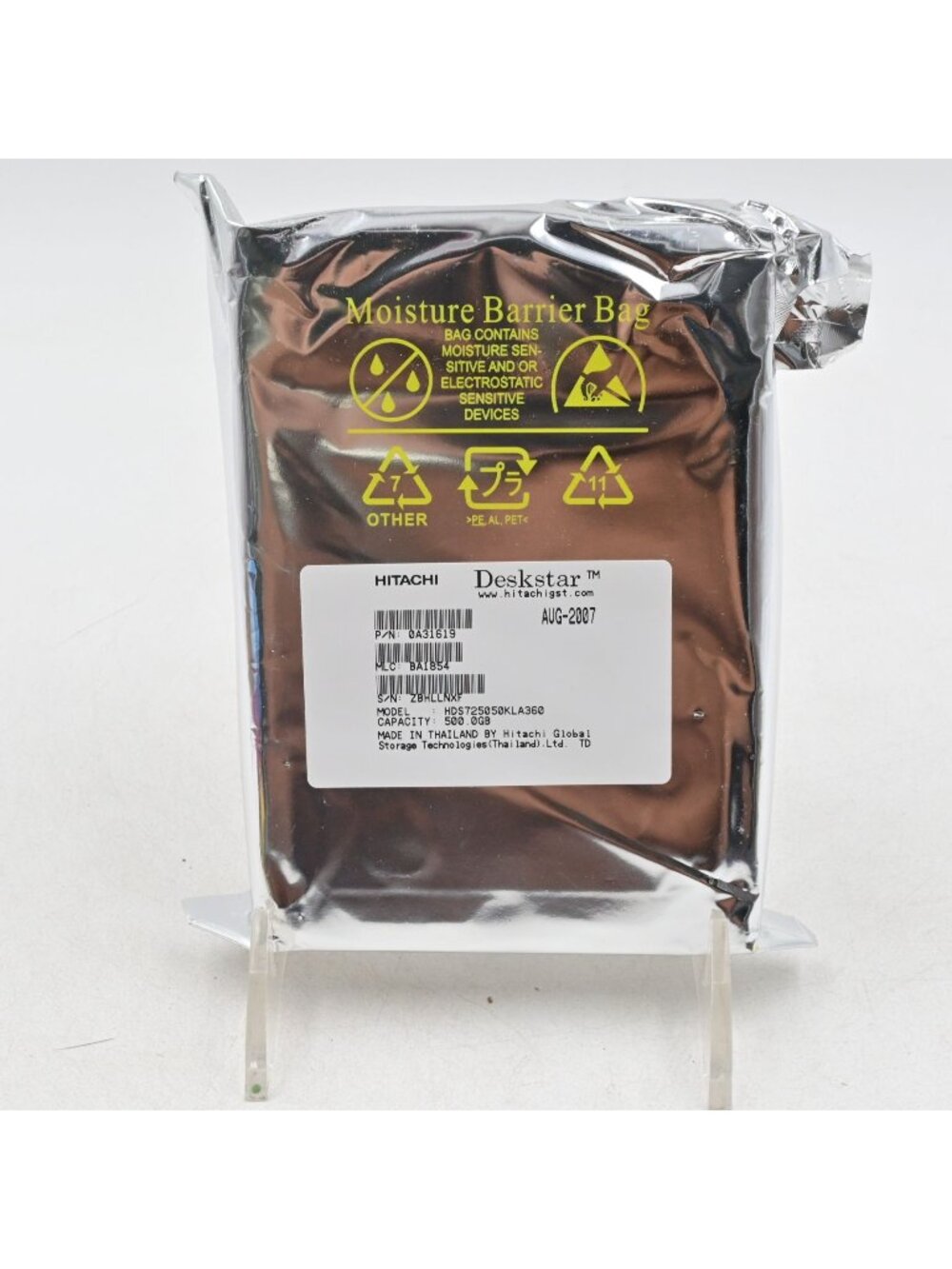 Hitachi Deskstar HDS725050KLA360 500GB 7200RPM 3.5in SATA Internal HDD 0A31619